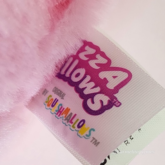 GWENDLE 🐷 Pink Spotted HTF Fuzzamallow Original Squishmallows By Kellytoy NWT - Picture 7 of 7